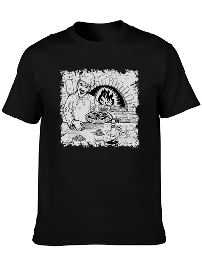 Chef Pizza Oven Graphic T-Shirt