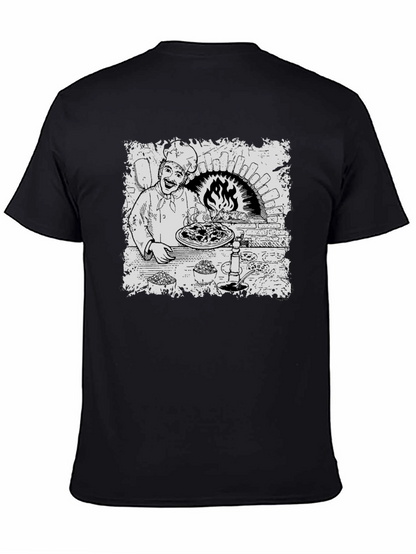 Chef Pizza Oven Graphic T-Shirt