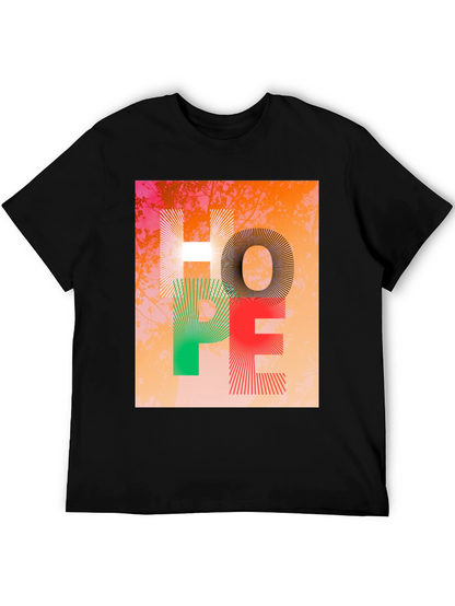 Hope Graphic Print Crew Neck T-Shirt