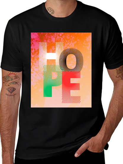 Hope Graphic Print Crew Neck T-Shirt