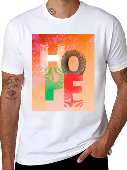 Hope Graphic Print Crew Neck T-Shirt