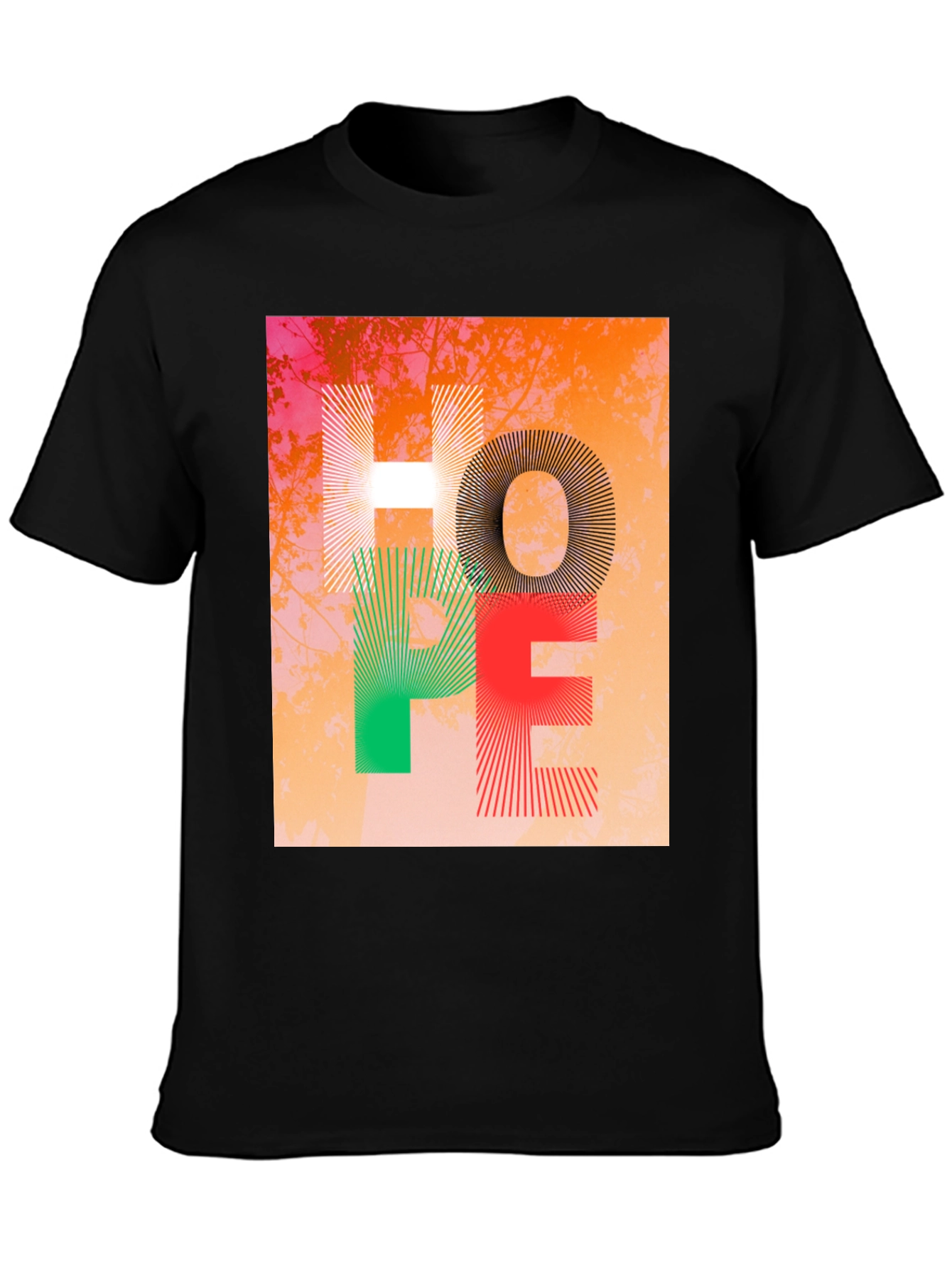 Hope Graphic Print Crew Neck T-Shirt