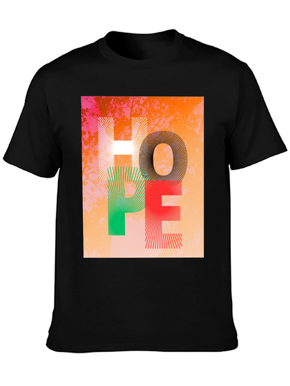 Hope Graphic Print Crew Neck T-Shirt