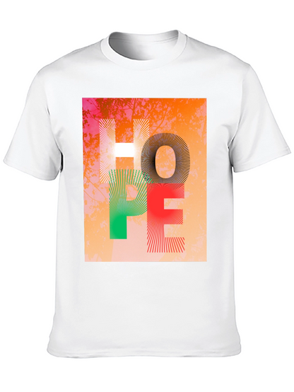 Hope Graphic Print Crew Neck T-Shirt