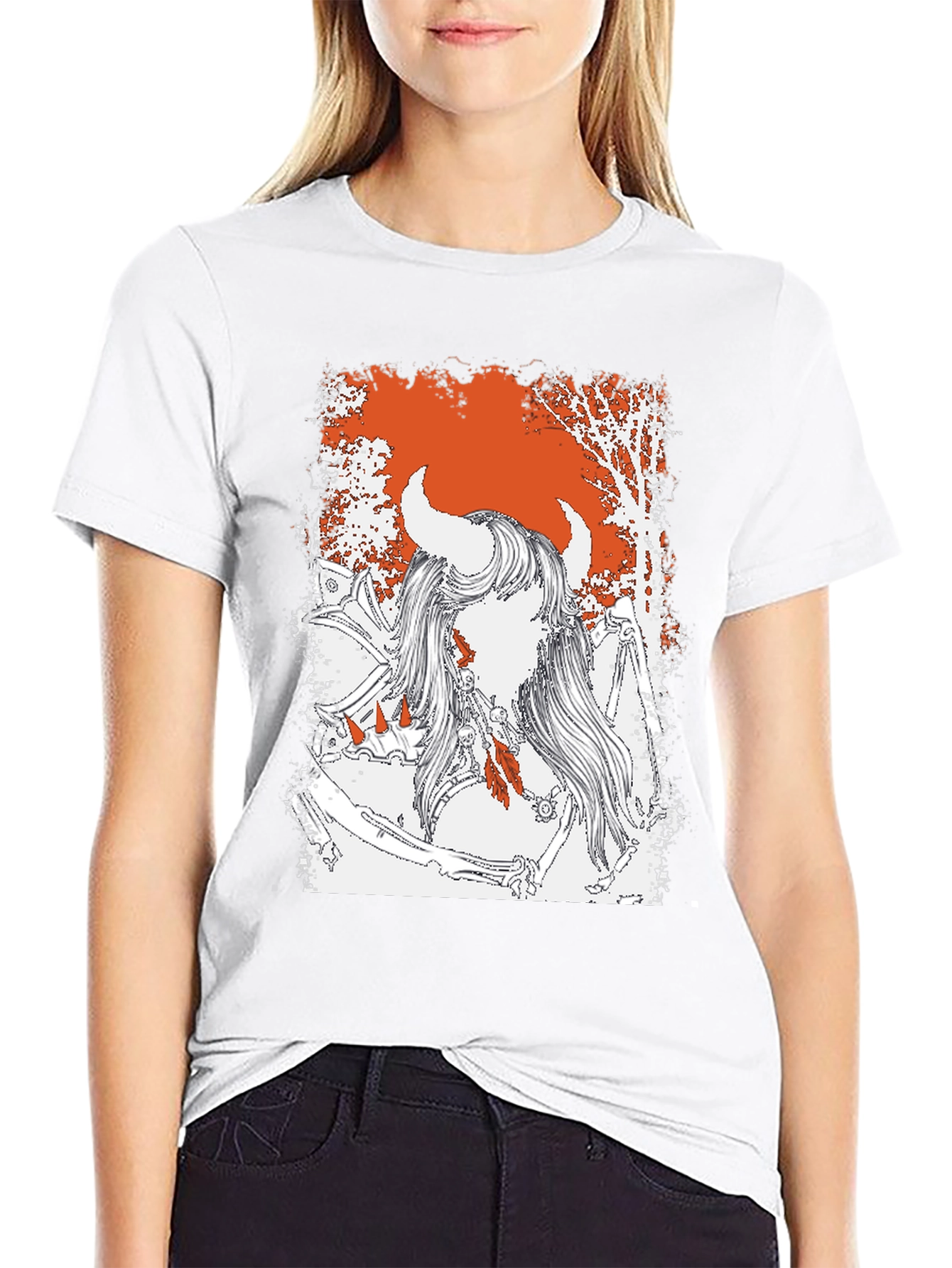 Mythical Warrior Graphic Tee - Black Unisex T-Shirt