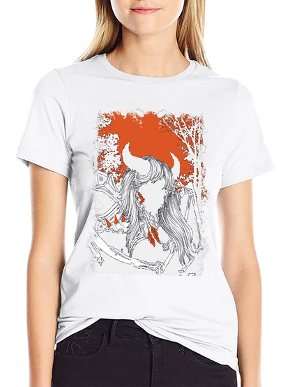 Mythical Warrior Graphic Tee - Black Unisex T-Shirt