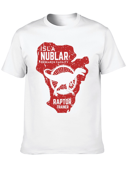 Isla Nublar Raptor Trainer Graphic Tee - Black