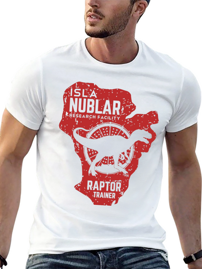 Isla Nublar Raptor Trainer Graphic Tee - Black