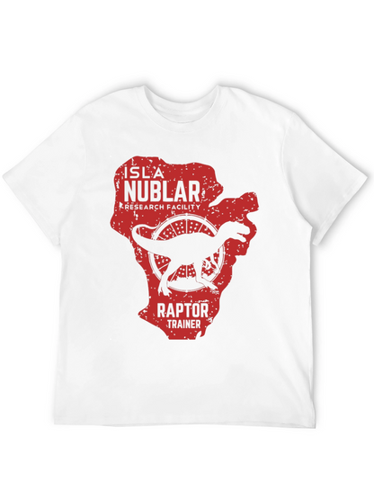 Isla Nublar Raptor Trainer Graphic Tee - Black