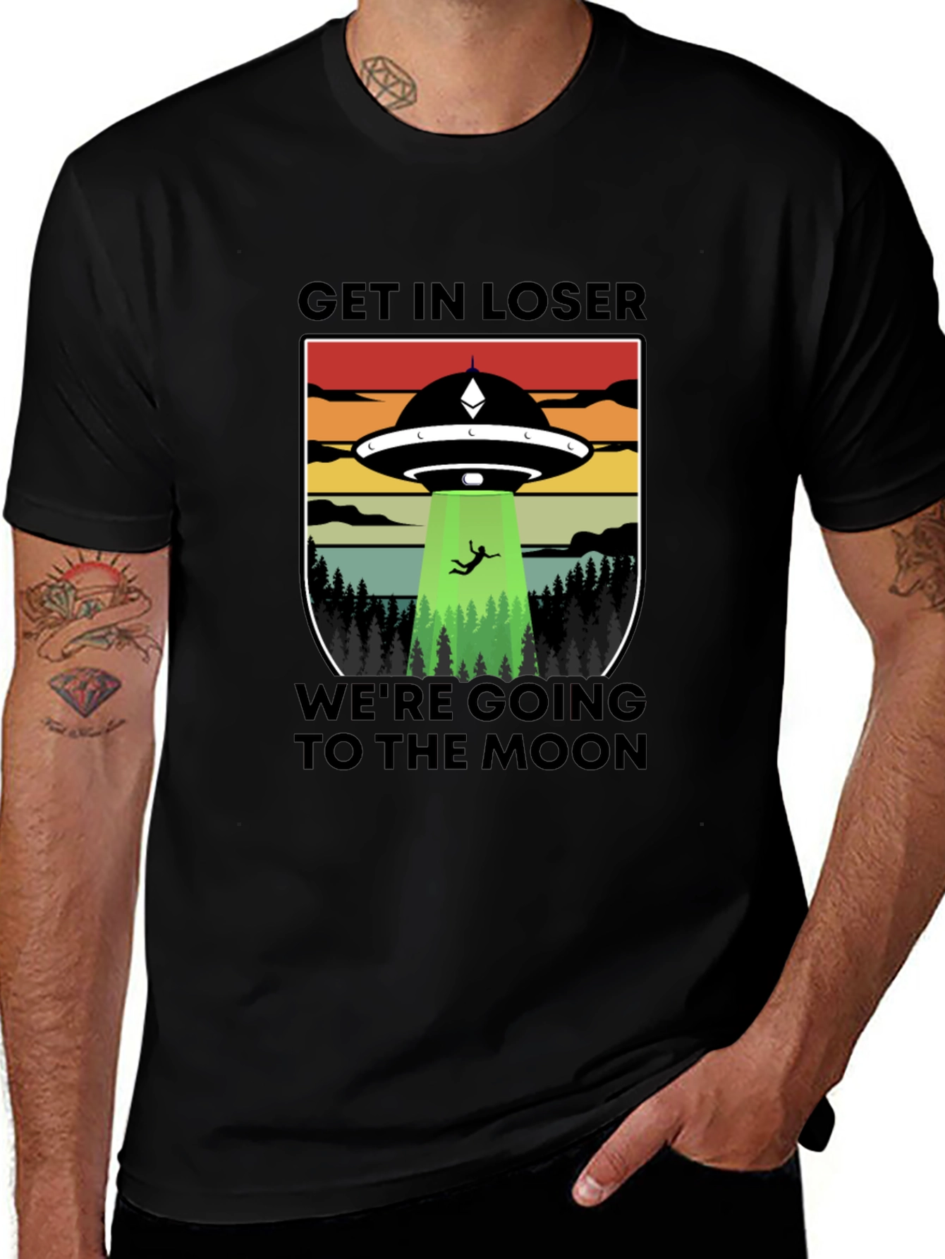 Get In Loser Were Going to the Moon T-Shirt