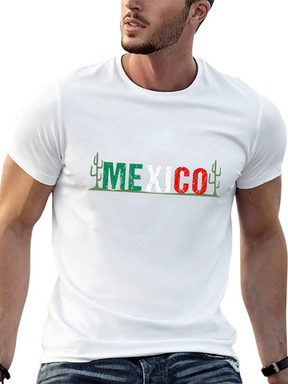 Mexico Graphic Tee - Black Cotton T-Shirt