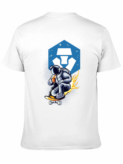 Astronaut Skateboard T-Shirt