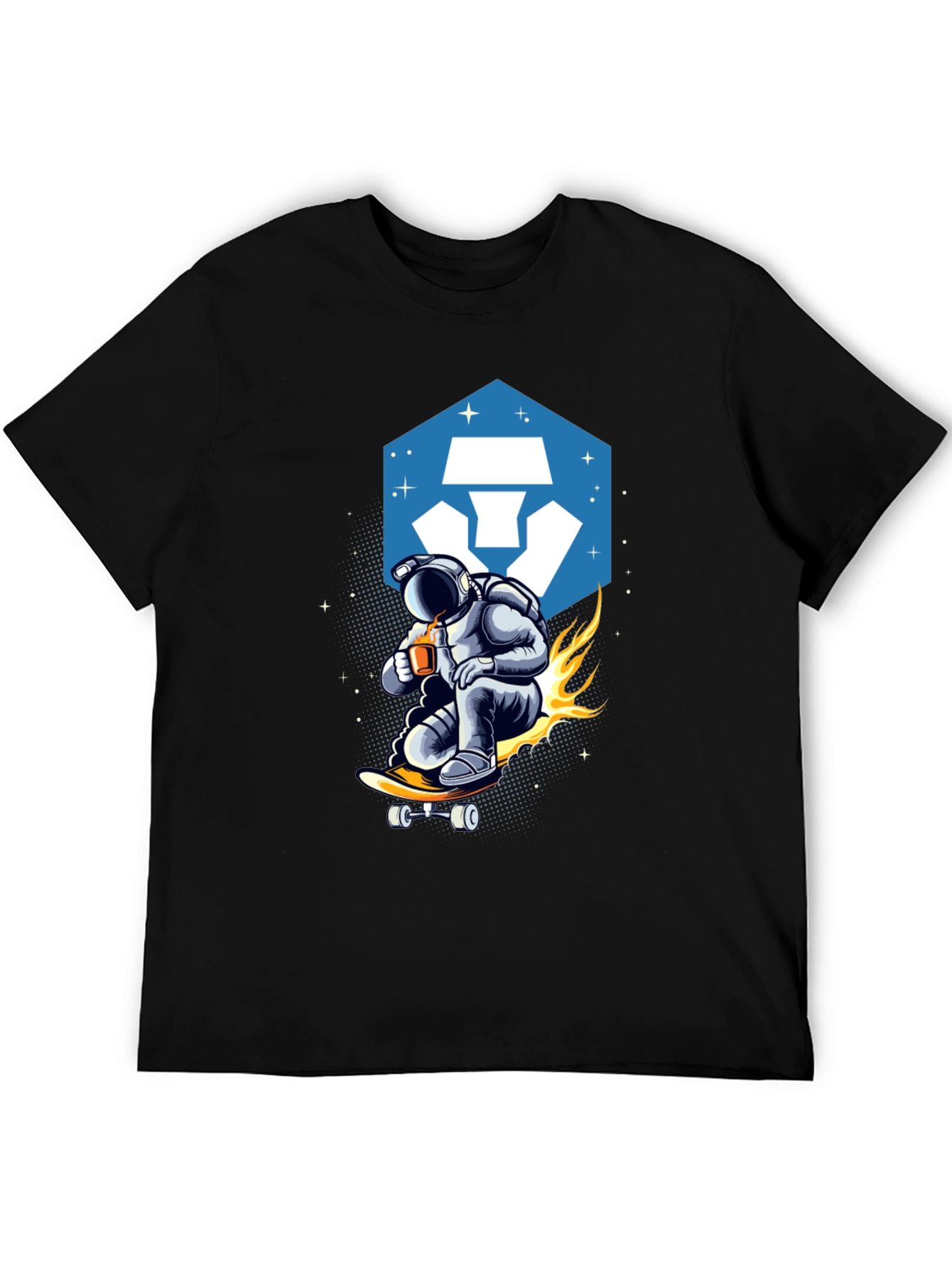Astronaut Skateboard T-Shirt