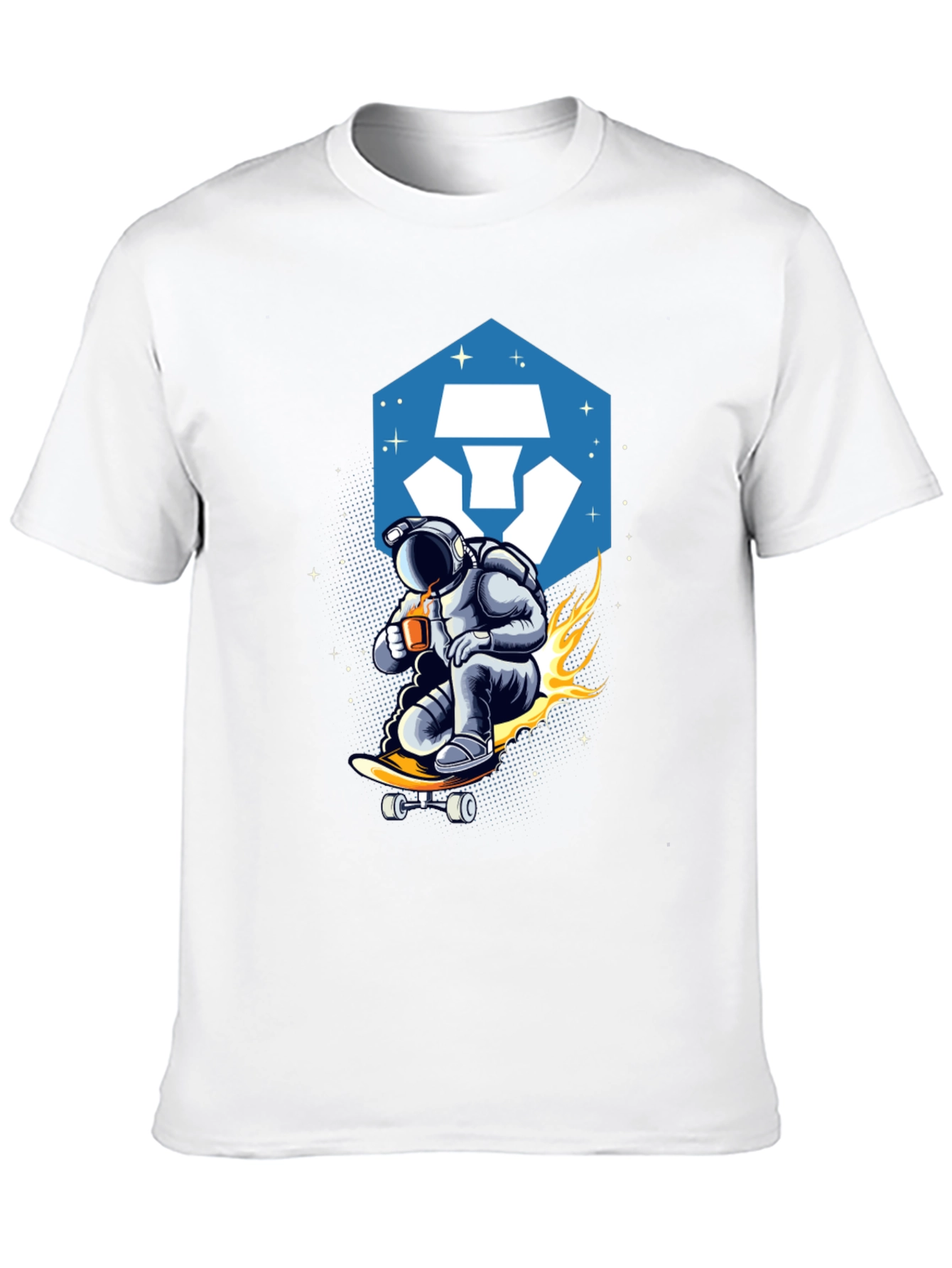 Astronaut Skateboard T-Shirt
