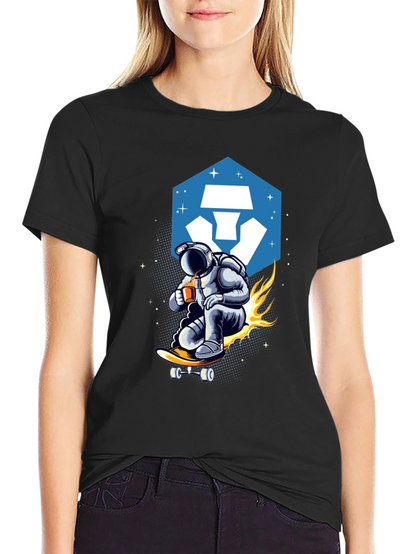 Astronaut Skateboard T-Shirt