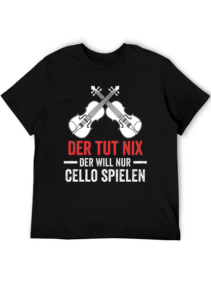 Der Tut Nix Cello Player T-Shirt