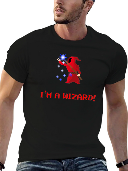 Im A Wizard! Retro Pixel Art T-Shirt