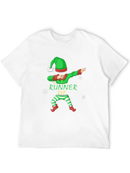 The Runner Elf Dab Christmas T-Shirt