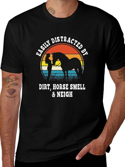 Easily Distracted By Horses T-Shirt