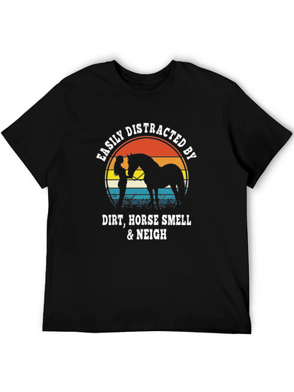 Easily Distracted By Horses T-Shirt