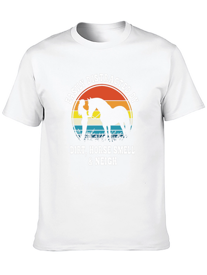 Easily Distracted By Horses T-Shirt