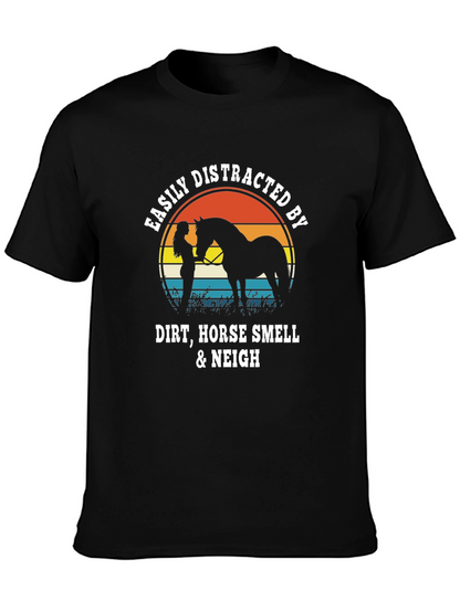 Easily Distracted By Horses T-Shirt