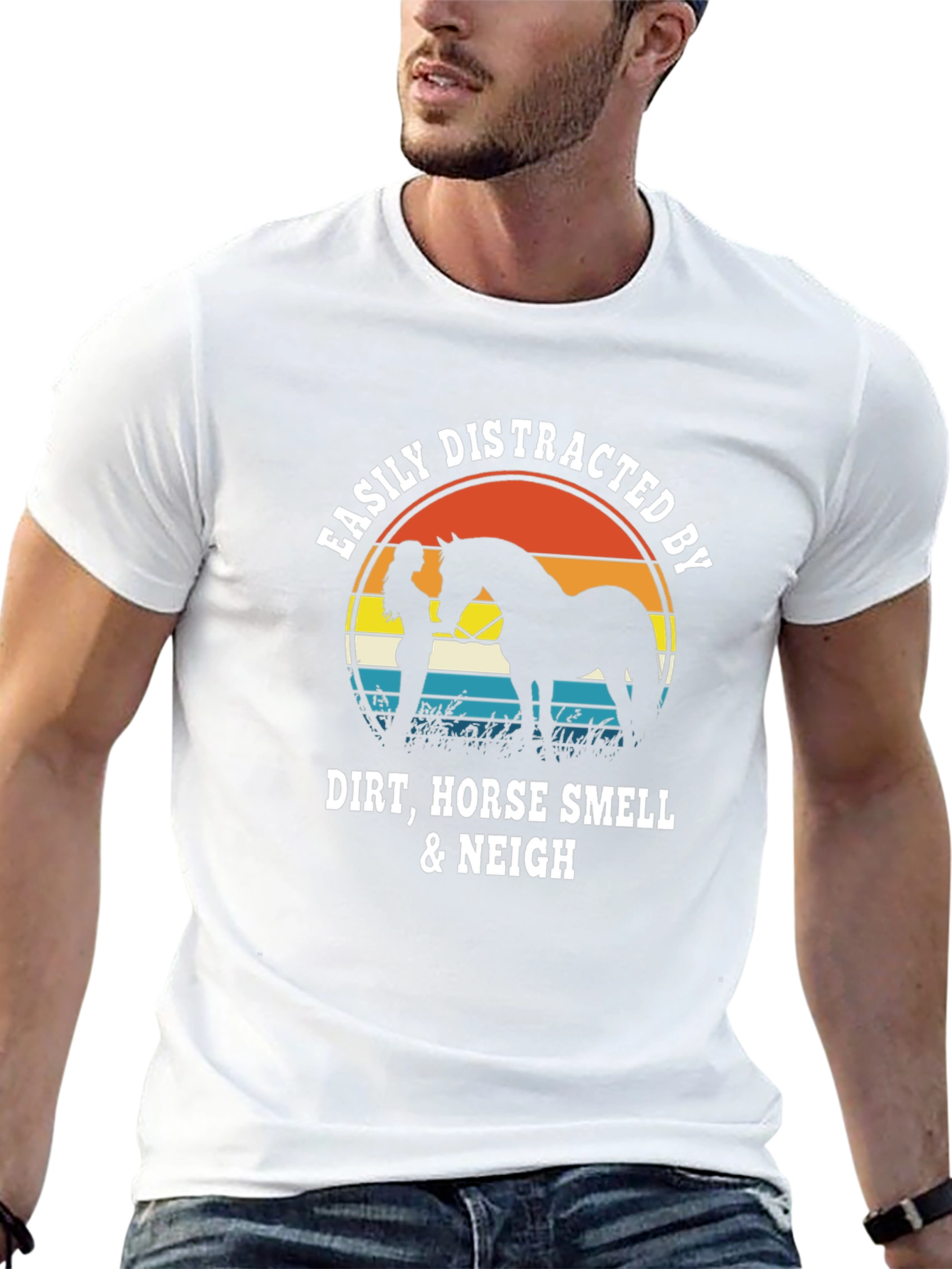 Easily Distracted By Horses T-Shirt