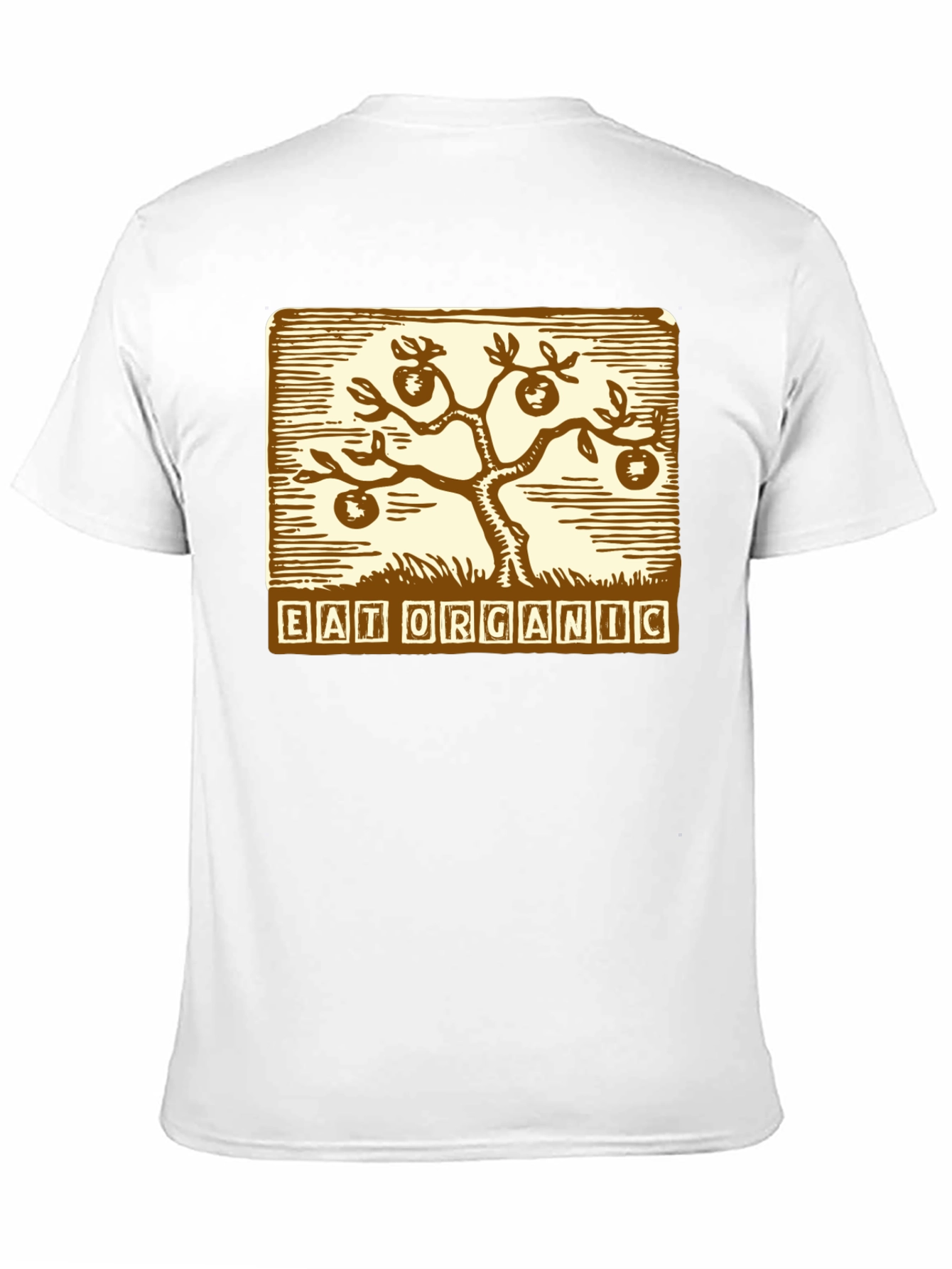 Eat Organic T-Shirt - Black Graphic Tee