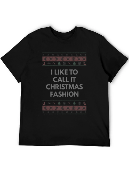 Christmas Fashion Graphic Tee - Holiday Style