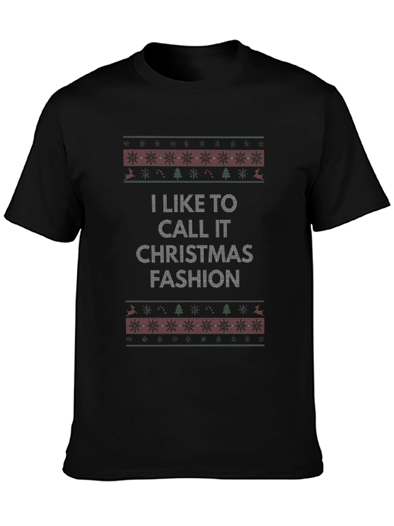 Christmas Fashion Graphic Tee - Holiday Style