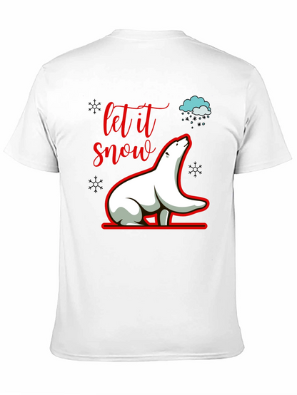 Let it Snow Polar Bear Graphic Tee