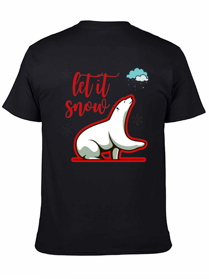 Let it Snow Polar Bear Graphic Tee
