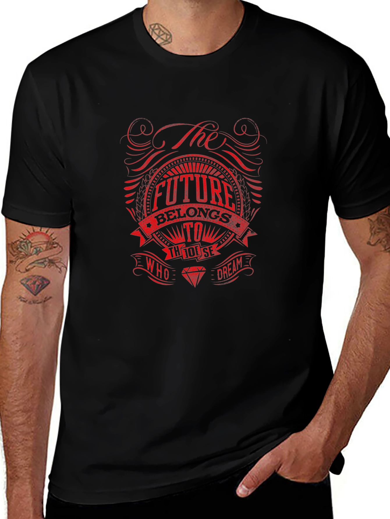 The Future Belongs To Those Who Dream Black T-Shirt