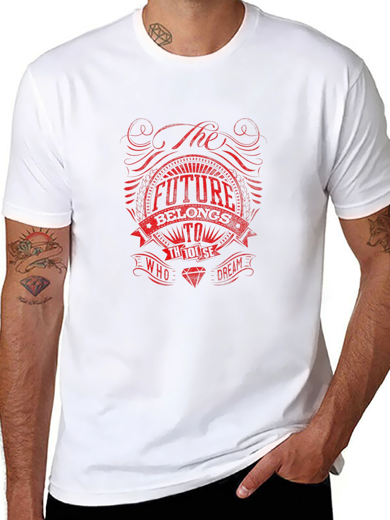 The Future Belongs To Those Who Dream Black T-Shirt