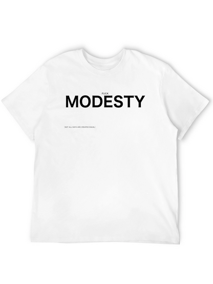 Bold Graphic Tee - F*ck Modesty