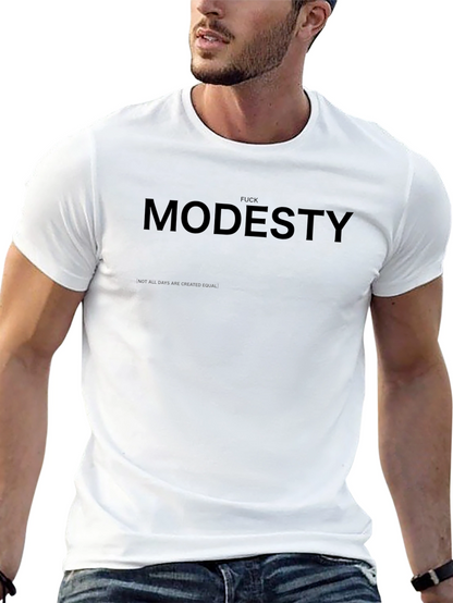 Bold Graphic Tee - F*ck Modesty