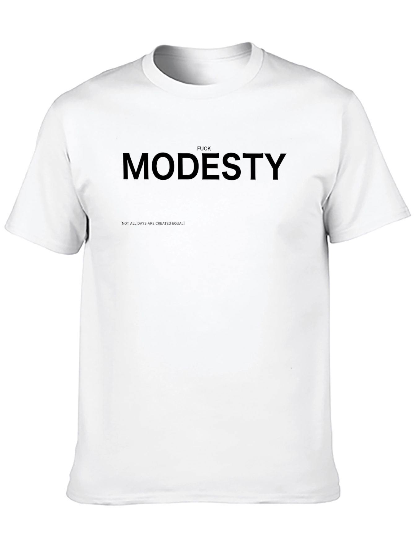 Bold Graphic Tee - F*ck Modesty