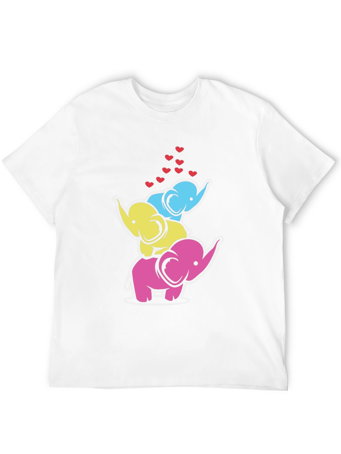Stacked Elephant Hearts Graphic Tee