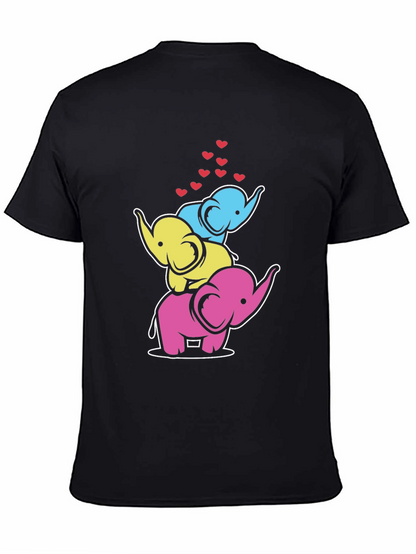 Stacked Elephant Hearts Graphic Tee