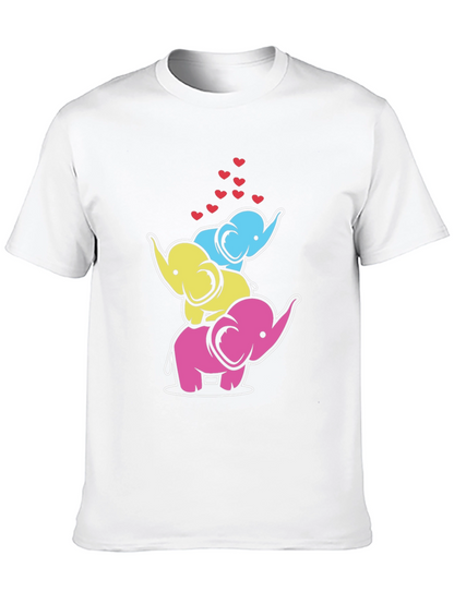 Stacked Elephant Hearts Graphic Tee