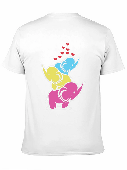 Stacked Elephant Hearts Graphic Tee