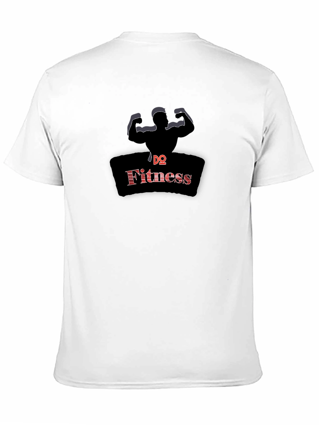 DQ Fitness Black Graphic Tee