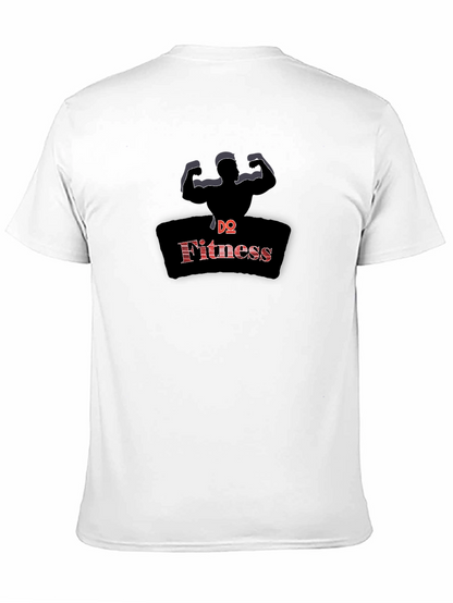 DQ Fitness Black Graphic Tee