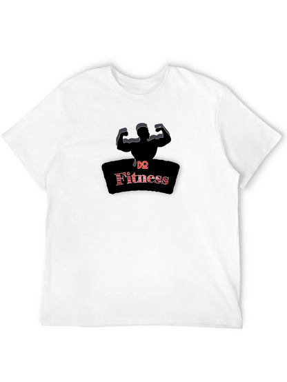 DQ Fitness Black Graphic Tee