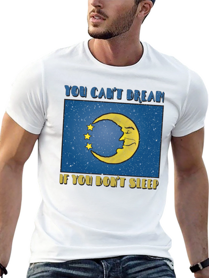 Dream Sleep T-Shirt - Moon & Stars Graphic Tee