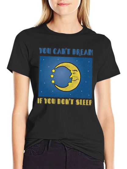 Dream Sleep T-Shirt - Moon & Stars Graphic Tee