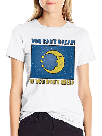 Dream Sleep T-Shirt - Moon & Stars Graphic Tee