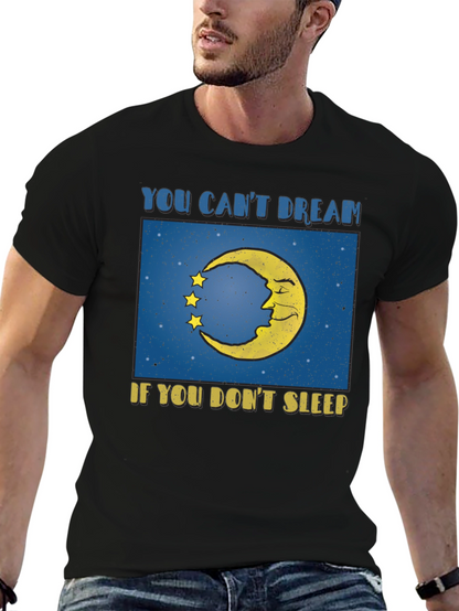 Dream Sleep T-Shirt - Moon & Stars Graphic Tee