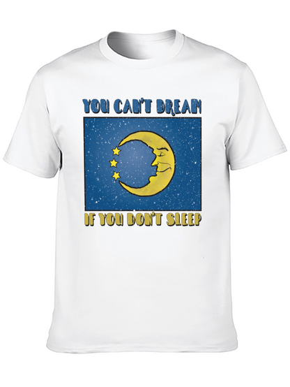 Dream Sleep T-Shirt - Moon & Stars Graphic Tee