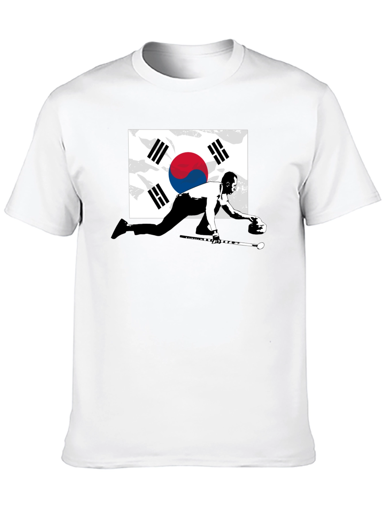 South Korea Curling Graphic Tee